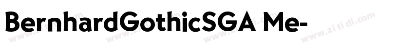 BernhardGothicSGA Me字体转换